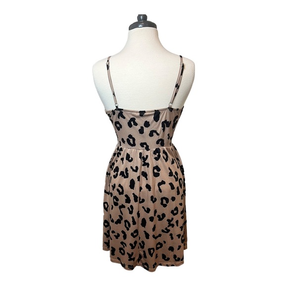 | newshows | NWT Leopard Swing Sundress with Pockets SM - Picture 6 of 7